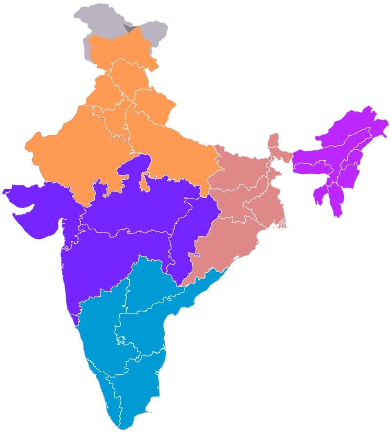 India Map - Our Office Locations